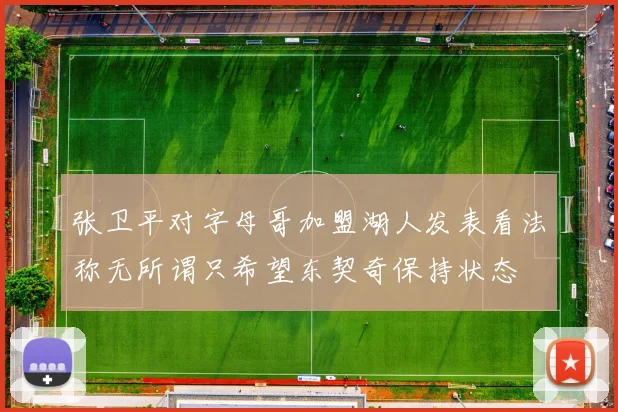 张卫平对字母哥加盟湖人发表看法称无所谓只希望东契奇保持状态